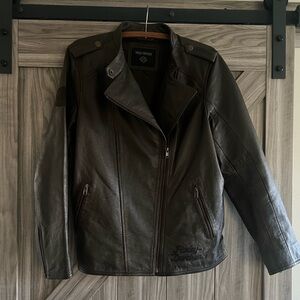 NWOT Harley Davidson 100% Goat Leather Jacket